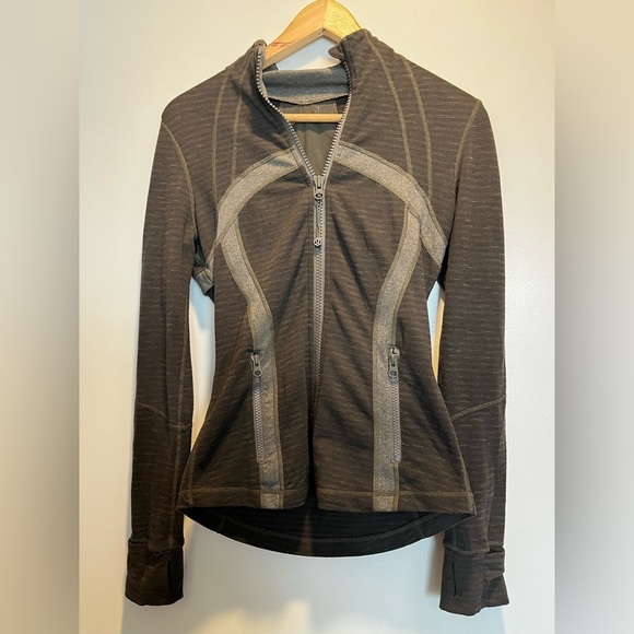 Lululemon Define Jacket  in Heathered Wren/Deep Camo Pique Full Zip - Picture 3 of 5